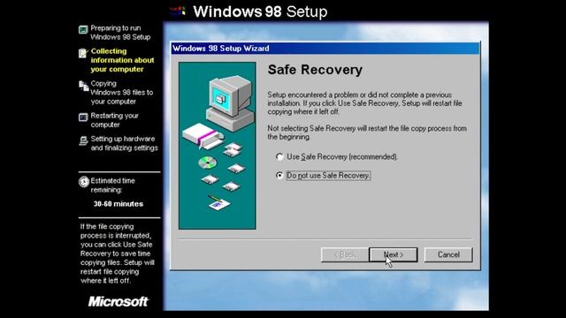 Upgrading every Windows 98 build (Memphis 1351 - Windows 98 SE build 2222) - Win98 Upgrade Timelaps смотреть онлайн