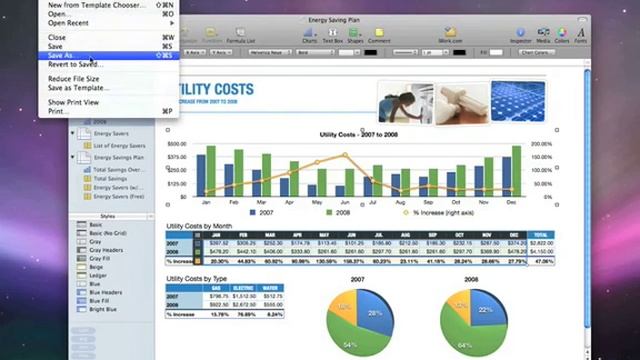 Apple Mac iWork Numbers Microsoft Excelとの連係 смотреть онлайн