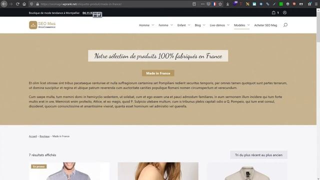 Etiquettes WooCommerce - Thème WordPress SEO Mag смотреть онлайн