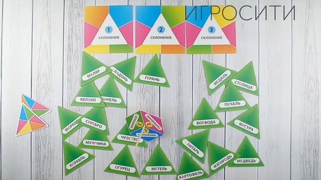 Игра на склонения существительных и падежные окончания "Три склонения в упражнениях", Т. Барчан смотреть онлайн