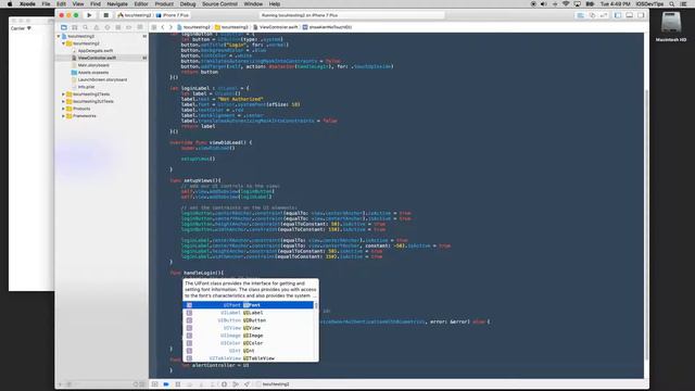 Touch ID in iOS with Swift смотреть онлайн