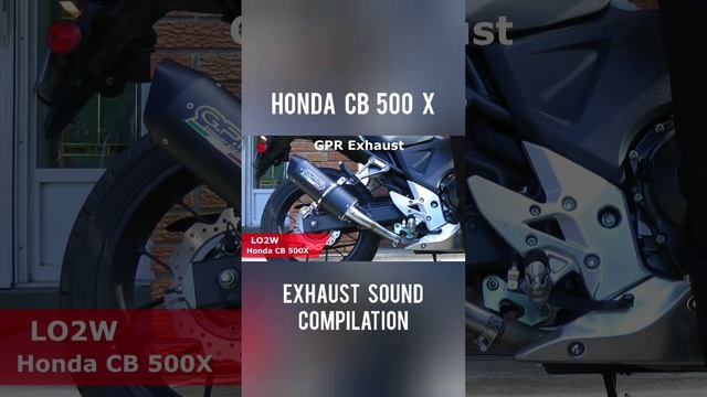 Honda CB 500 X Exhaust Sound Compilation #shorts смотреть онлайн