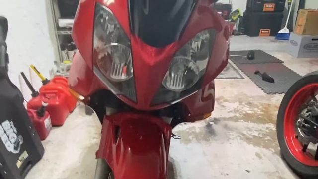 Motorcycle Rear View Integrated Mirrors Install | Honda Vfr800