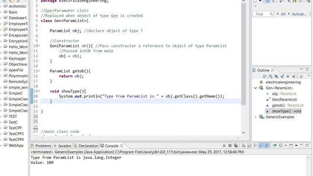 Advanced Java- Generics Example 1 смотреть онлайн