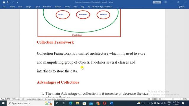 What is Collection Framework in java(Telugu) смотреть онлайн