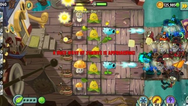 PvZ 2 custom level | Pirate Seas - Day ∞