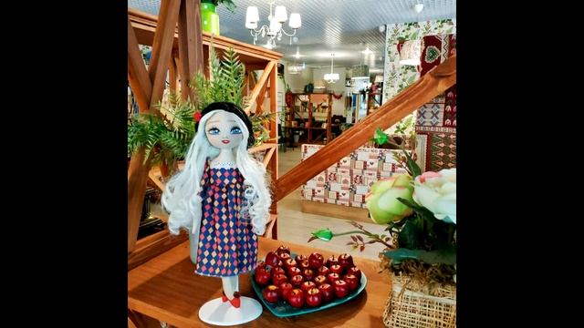 Текстильная кукла Путешественница Авторская кукла Ручная работа