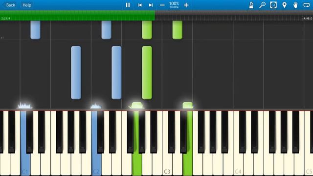 Metallica - Nothing Else Matters [Piano Tutorial] Synthesia смотреть онлайн