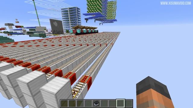 Minecart Rail Efficiency [Minecraft Myth Busting 83] смотреть онлайн