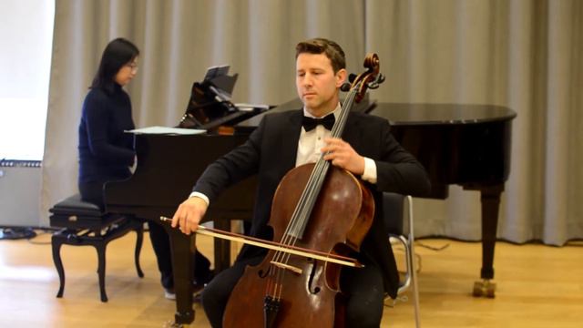 Arioso - Bach - Alexander Wallén, Cello and Michelle Wang, Piano смотреть онлайн