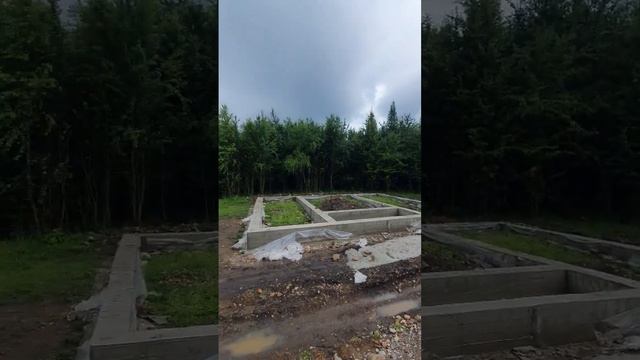 Фундамент дома 9 * 12 в Бугунже Мостовской район. 4 спальни, 2 сан узла. большой зал. смотреть онлайн