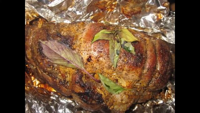 Холодные закуски мясные:Мясной рулет из брюшины горчичный смотреть онлайн