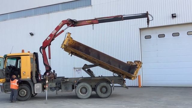 2005 Mercedes Actros 3341 6x4 Dump Truck W/Crane I St Aubin, France Auction - 29 & 30 September