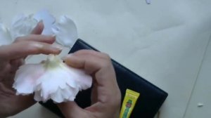 Мастер-класс Нежный пион из фоамирана часть 2. flowers fom