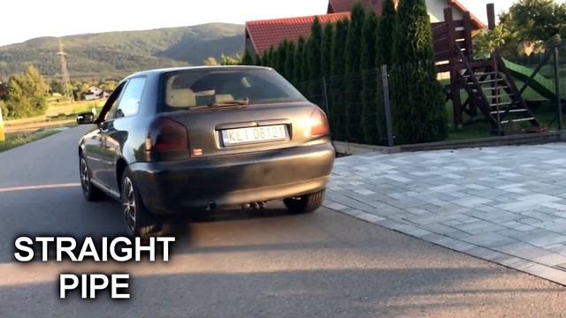 AUDI A3 1.9TDI STRAIGHT PIPE przelot смотреть онлайн