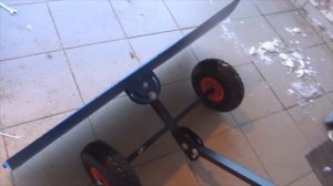 Лопата отвал на колёсах для уборки снега - Шустрик 3