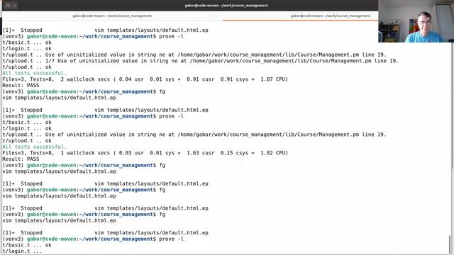 Live Web application development with Mojolicious - part 7 смотреть онлайн