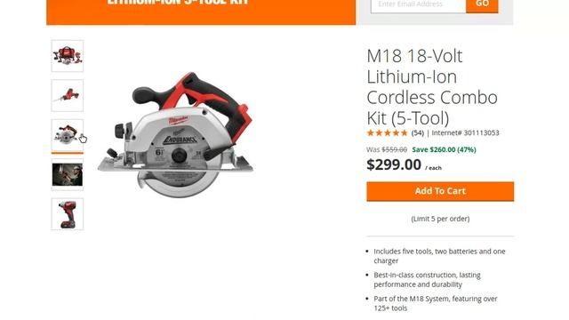 Milwaukee Time !!!!  Deal Of Day At Depot