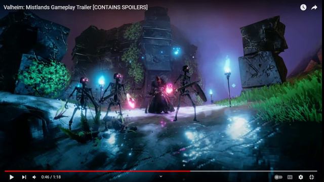 Valheim Mistlands Gameplay Trailer Tactical Theory - Immense Utility and Weapon Swap Strats смотреть онлайн