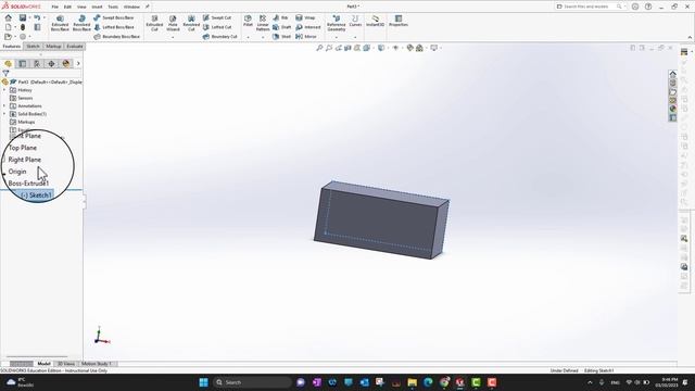 SolidWorks Sketch Tutorial : How to Create Sketches for 3D Modeling смотреть онлайн