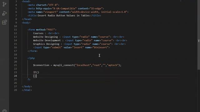 Insert Radio Button Value in PHP & Mysql in Urdu / Hindi смотреть онлайн