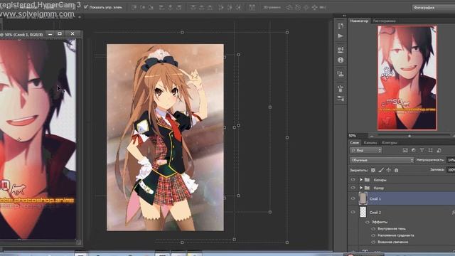 Как сделать аватарку в фотошопе CS6- 1 часть смотреть онлайн