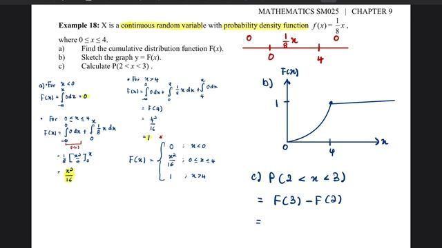 LECTURE CHAPTER 9: CUMULATIVE DISTRIBUTION FUNCTION (CONTINUOUS RANDOM VARIABLES) смотреть онлайн