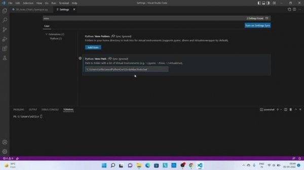 How to Activate python Virtual Environment in VS Code