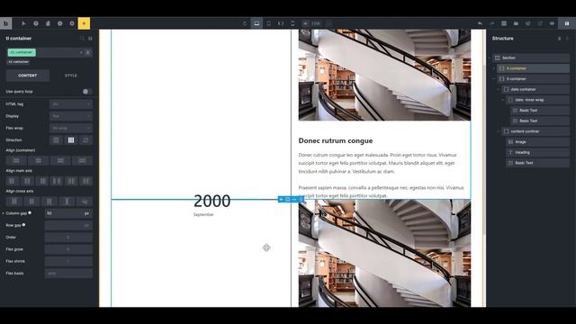 How to create a timeline component in WordPress Bricks Builder - Live Build! смотреть онлайн