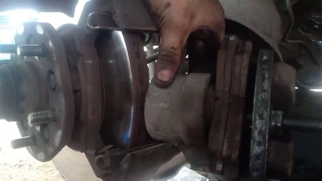 Mitsubishi L300 Front Disc Pad Replacement