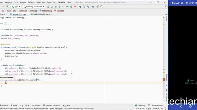 Android Activity | Android Java | Attach Layout With Activity смотреть онлайн