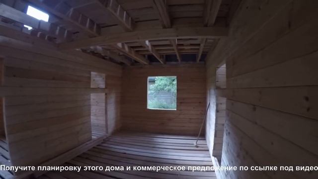 Обзор сруба под усадку 6х8 || СК Дачник смотреть онлайн