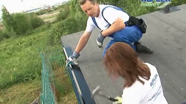 Монтаж гибкой черепицы смотреть онлайн