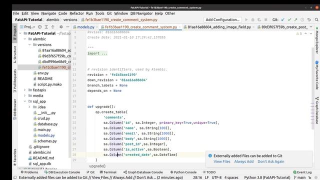 FastAPI Tutorial for beginners 09_ Adding comment API for blog смотреть онлайн