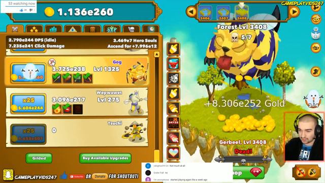 Clicker Heroes Walkthrough Guide: Pt 377 - GRINDING PAST GOG! - PC Gameplay смотреть онлайн