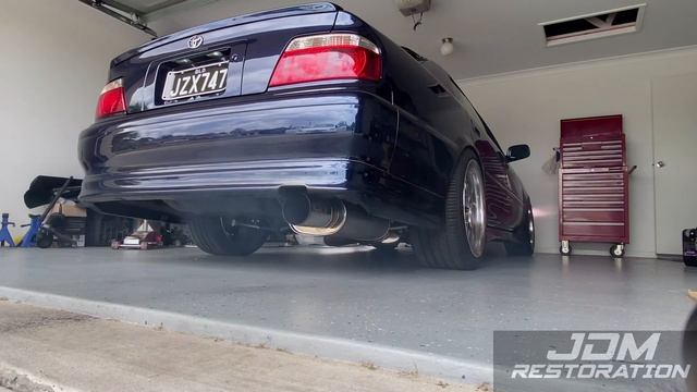 Jzx100 Chaser Tourer V 2JZGTE Kakimoto R Exhaust Sound смотреть онлайн