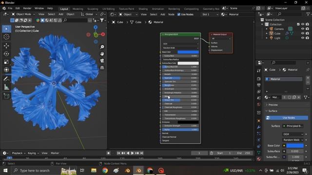 blender flower tutorial geometry node смотреть онлайн