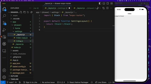 Expo Router Drawer Navigation From the Docs смотреть онлайн