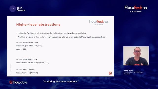 Scripting for smart solutions | Joram Barrez (Software Architect) | FlowFest'22 смотреть онлайн