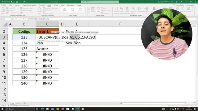 SOLUCION al ERROR #N/D de la función BuscarV de Excel (No encuentra Valores) смотреть онлайн