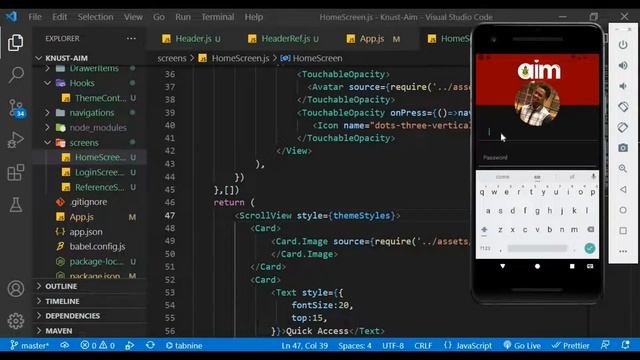 DAY4 || Welcome to Dark Side (DARK MODE) of the KNUST AIM APP With Context API || React Native смотреть онлайн
