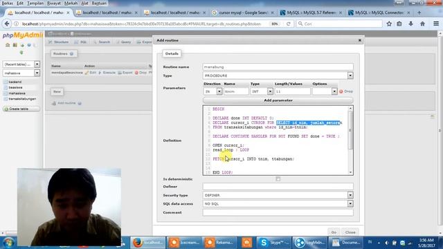 Kuliah 9 - Pembuatan Cursor Mysql смотреть онлайн