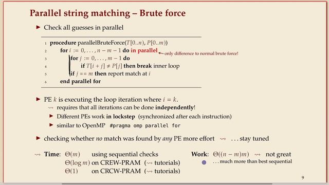 COMP526 (Fall 2022) 5-2 §5.2 Parallel String Matching смотреть онлайн
