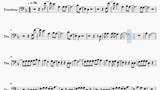 SUPER EASY Trombone Sheet Music: How to play Your Power by Billie Eilish смотреть онлайн