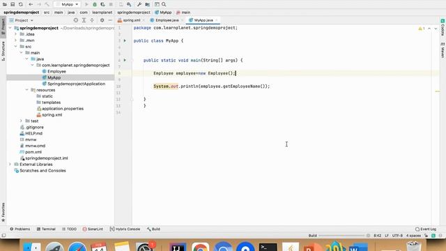 Spring Inversion of Control xml configuration | Spring IOC Container| Part 2 смотреть онлайн
