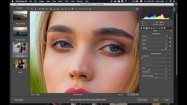 Bài 84: Camera Raw: Sharpen, Noise | Làm Chủ Photoshop CC 2018 смотреть онлайн