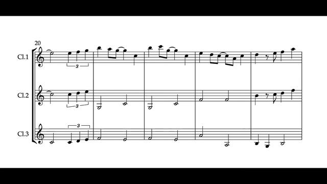Easy Clarinet Trio: "A Whole New World" - from Aladdin смотреть онлайн