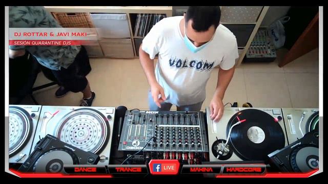 Dj Rottar vs. Javi Maki @ Quarantine Dj's 02/08/2020 смотреть онлайн