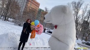 ОН - РЕАЛЬНО ГОВОРЯЩИЙ! РОСТОВОЙ БЕЛЫЙ МИШКА УМКА