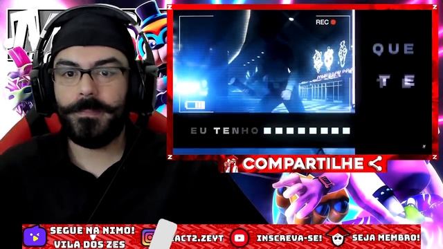 REACT - Rap do Five Nights at Freddy's (Security Breach) - BEM-VINDO AO PIZZAPLEX | IRON MASTER смотреть онлайн